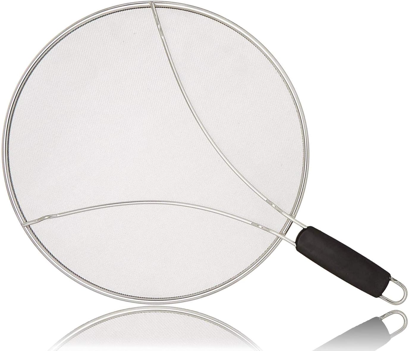 UrbanWare Premium 13" Fine Mesh Weave Splatter Screen for Frying Pan Heavy Duty Food Grade
