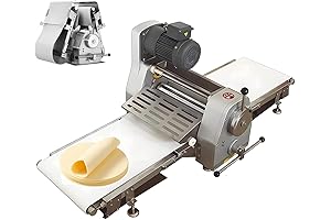 HayWHNKN Dough Sheeter Machine - 16'' Reversible Pizza Roller 110V