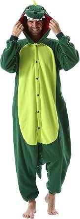 SAMGU Adult Onesie Animal Halloween Cosplay Costume One Piece Pajamas for Women and Men