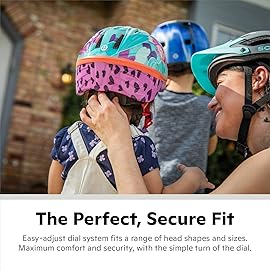 Schwinn Classic Infant Bike Helmet, Dial Fit Adjustment, Kids Age 0 - 3 Year Olds, Girls and Boys Suggested Fit 44 - 50 cm, Pink Elephants