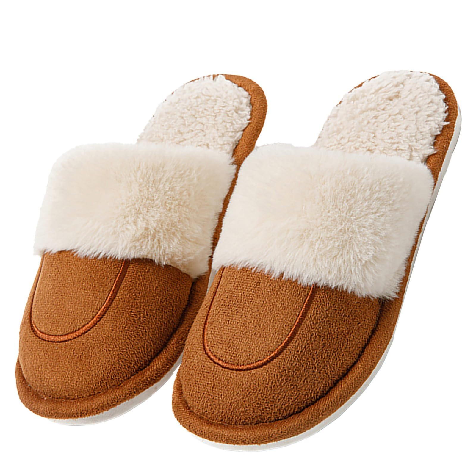 Winter Hausschuhe Damen & Herren - Kuschelig Mit Memory Foam & Rutschfester Sohle
