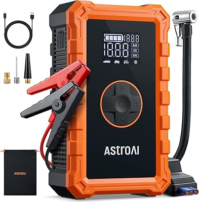 AstroAI 3000A Jump Starter with Air Compressor