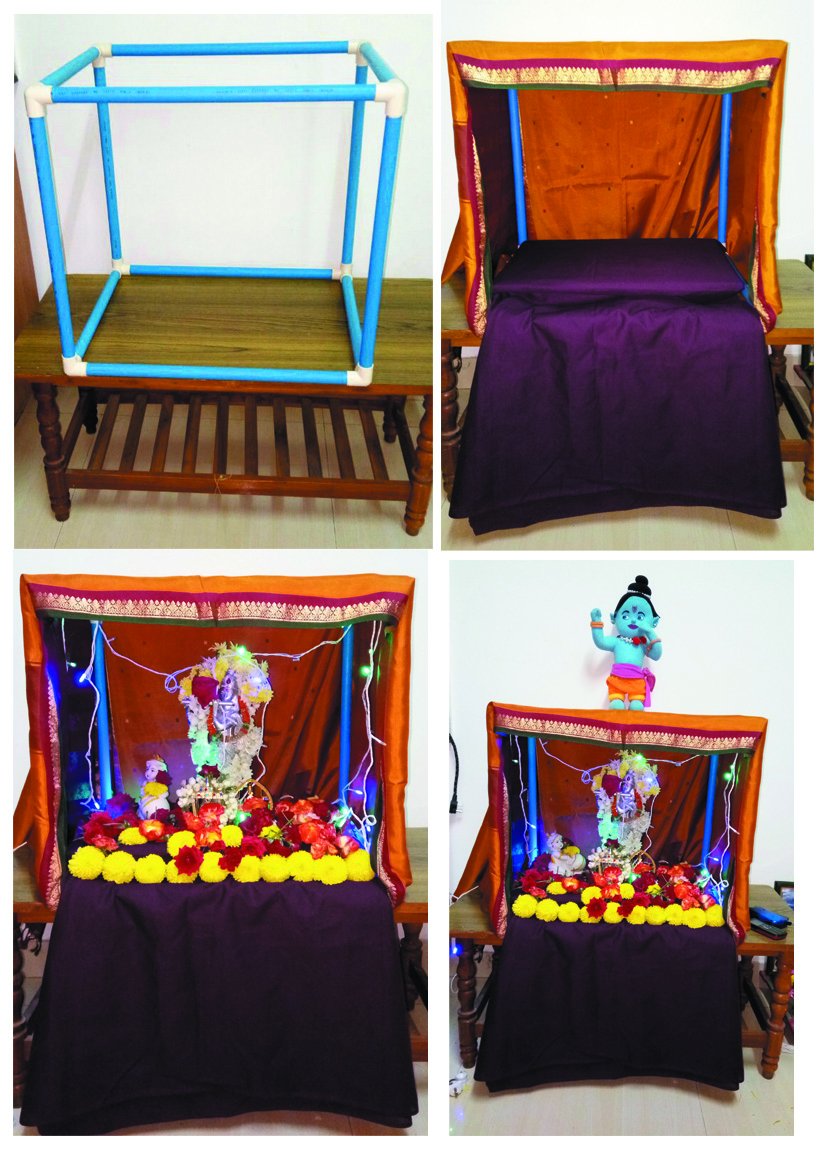 Discover 116+ pvc pipe decoration for ganpati best seven.edu.vn