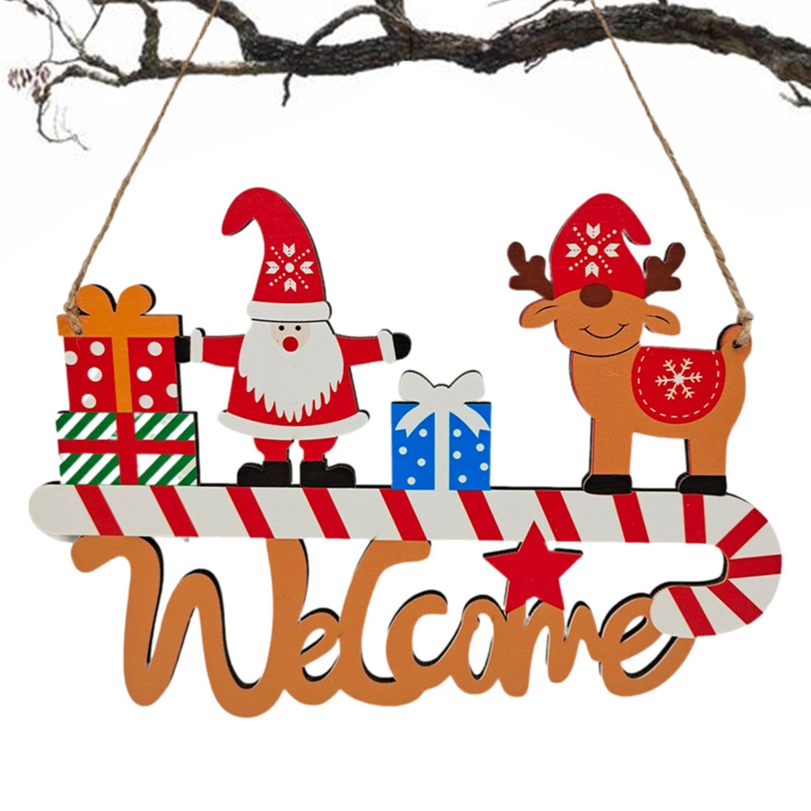 Panneau De Noël En Bois, Plaques De Noël, Décorations De Noël