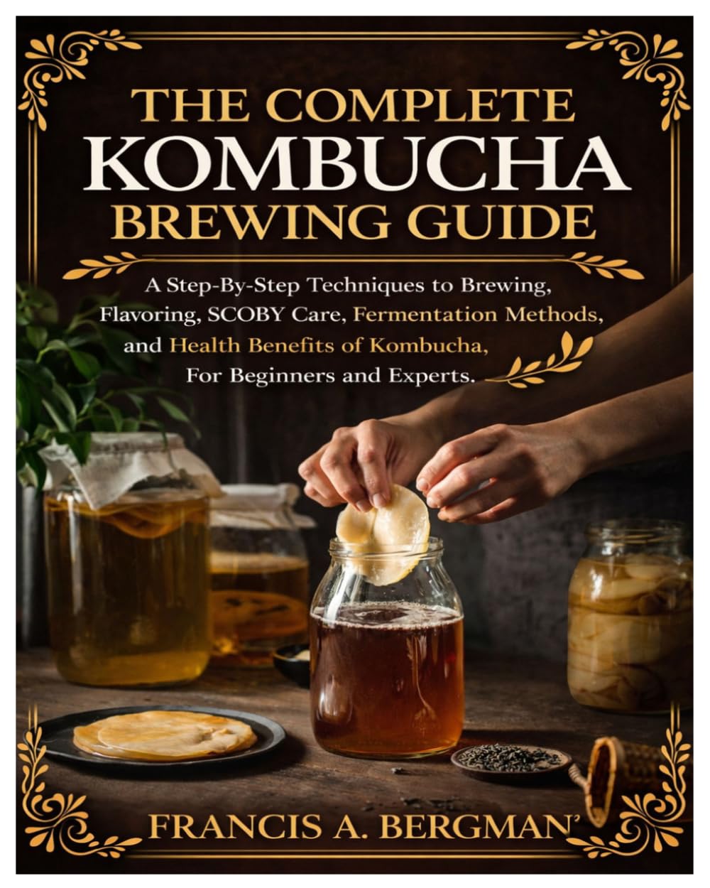 The Complete Kombucha Brewing Guide: A Step-By-Step Techniques to Brewing, Flavoring, SCOBY Care, Fermentation Methods, and Health Benefits of Kombucha, For Beginners and Experts