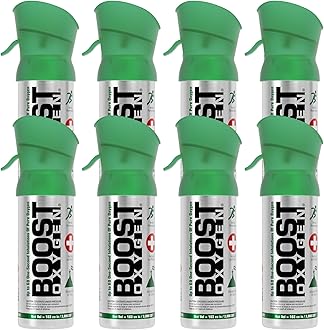 Sponsored Ad - Boost Oxygen Pocket Size Natural 3L Canister | Respiratory Support for Aerobic Recovery, Altitude, Performance & Health (8 Pack)