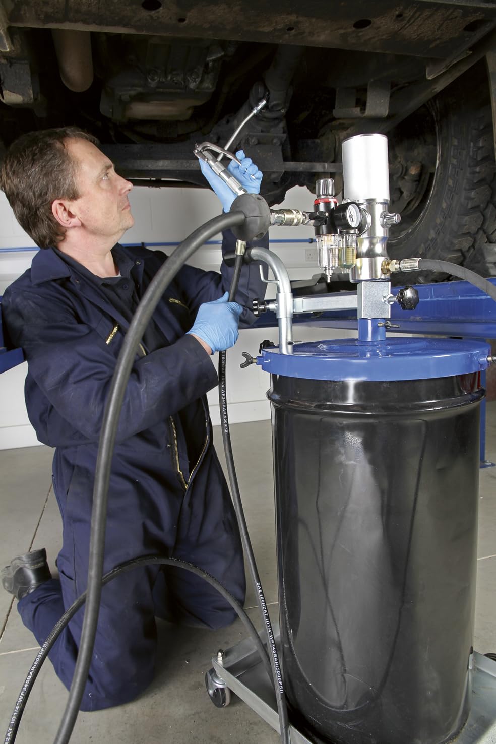 Sealey Ak453X Grease Pump Air Operated 50Kg