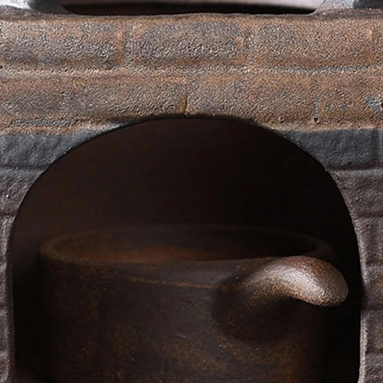 Keramik-Vintage-Duftlampe, Kabellos & Hitzebeständig – Teelicht-Wachsschmelzer für Zuhause, Büro, Badezimmer & Garten