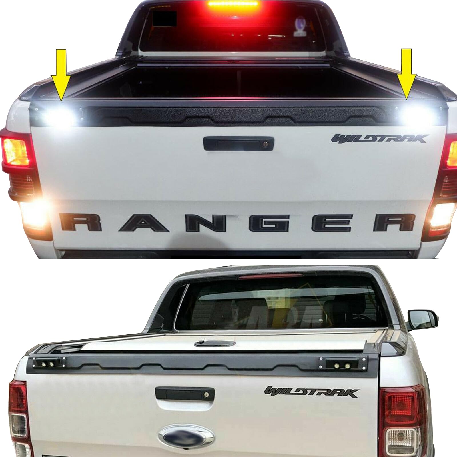 Protezione Soglia Portellone Ford Ranger 2015-2022 – Anti Graffio In ABS Nero