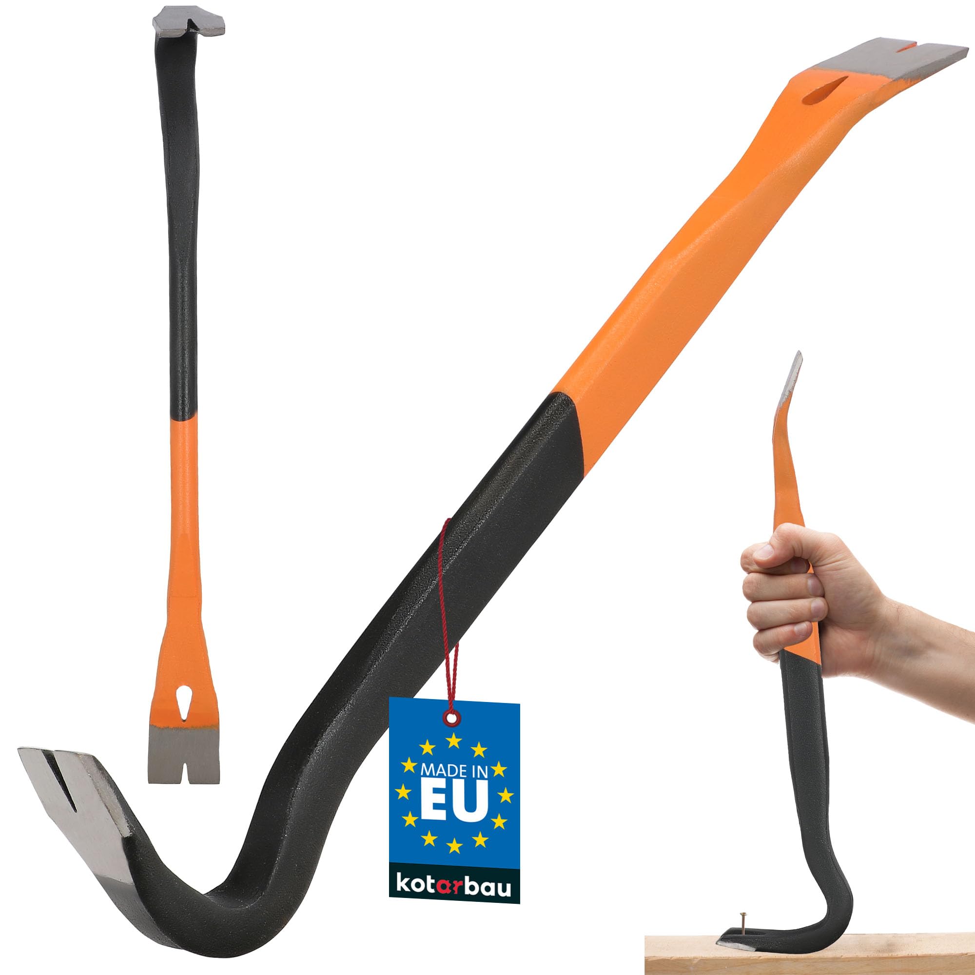 Piede Di Porco Esagonale Högert Technik - In Acciaio Al Carbonio, 450 X 16 Mm - Foto 5