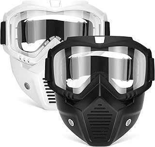 POKONBOY Detachable Masks, Tactical Mask with Goggles Compatible with Nerf Rival, Apollo, Zeus, Khaos, Atlas, & Artemis Blasters Rival Mask