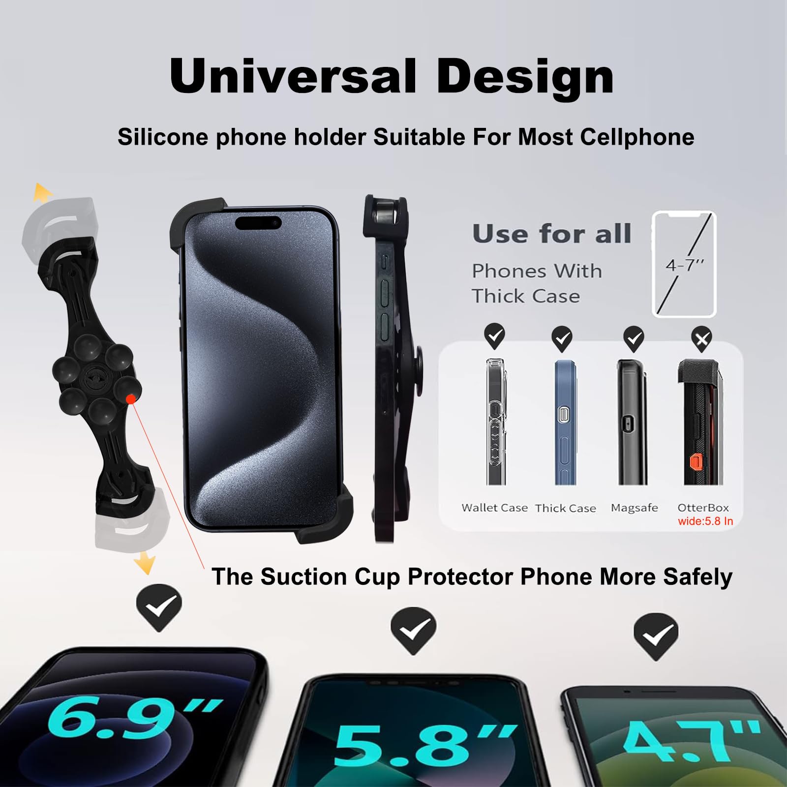 Snapklik.com : FORZEN Universal Anti-Drop Cellphone Tether,Cellphone  Leash,Retractable Tether