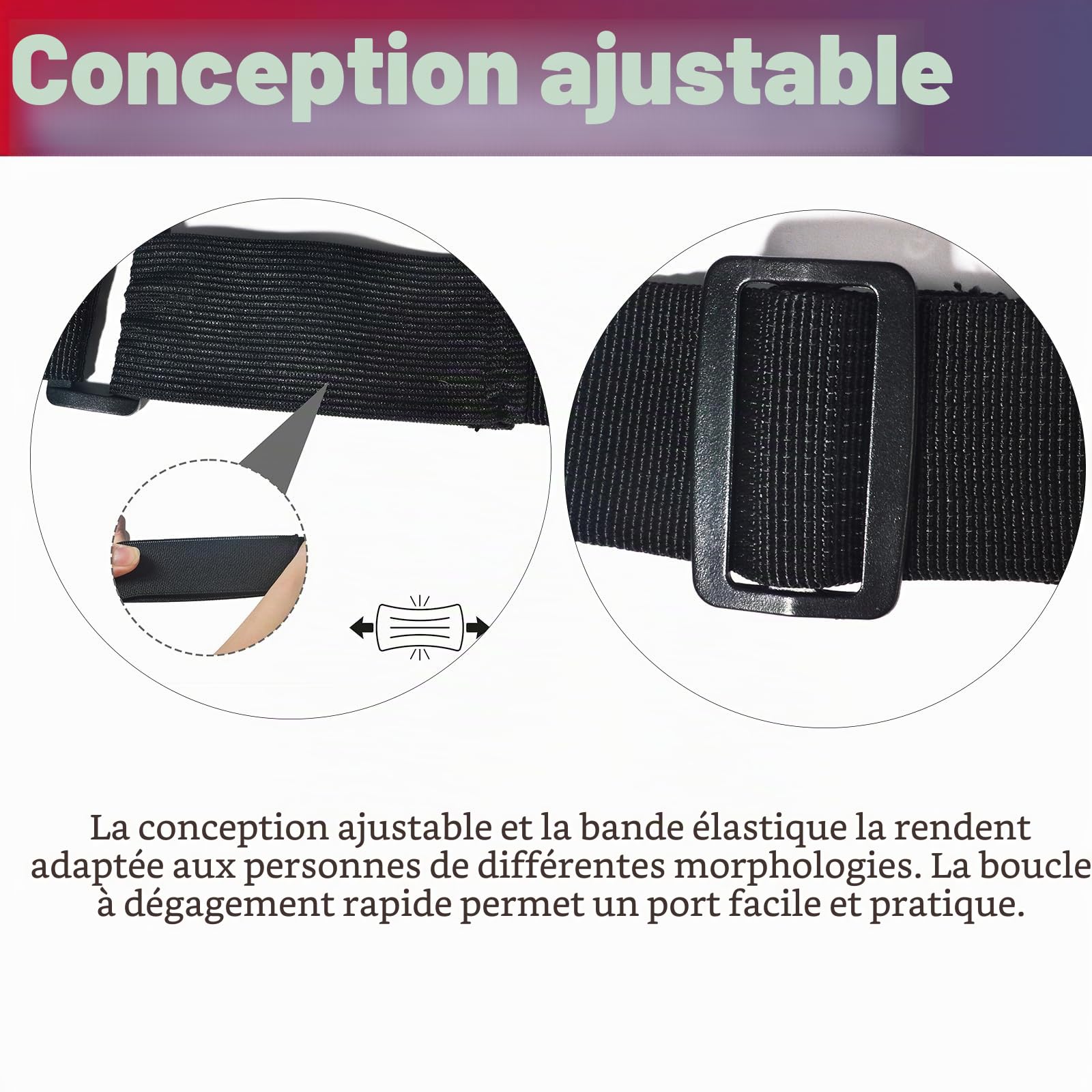 Pochette Molle Universelle, Support en Nylon avec Système Molle, Sac de Poitrine Molle pour Extérieur, Militaire, Équipement de Randonnée