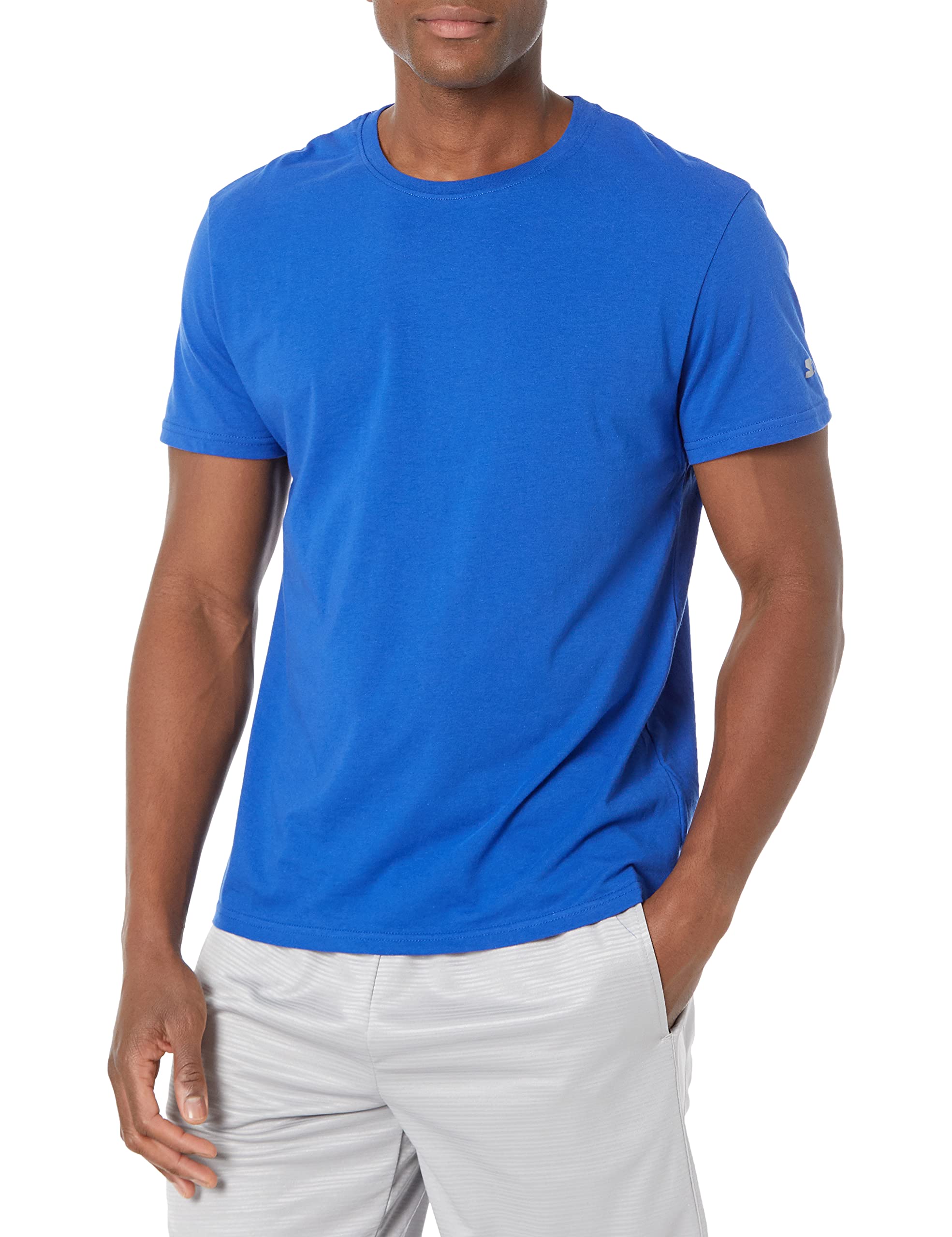 Men's Short Sleeve Cotton-Blend Performance Tee