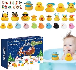 Advent Calendar 2023 Kids | Rubber Duck Advent Calendar 2023 | Rubber Duck | Rubbers | Countdown Calendar With Surprising 24 Days Of Various Ducks,Advent Calendar Toys For Kids Christmas Party Favor