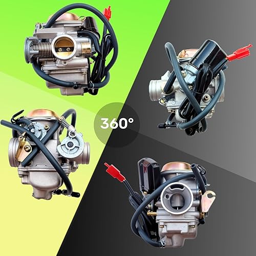 Miniatura 4 de Carburador Gy6 de 150 cc 125 cc Pd24j QmjQmi157 QmjQmi152 4 tiempos motor scooter ciclomotores piezas de rendimiento (GY6 150CC carburador)
