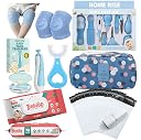 HOME RISE 30-Piece Baby Care & Grooming Kit | Electric Nail Trimmer, Nail Clippers, Knee Pads, Toothbrush, 10 Diaper Bags, Travel Organizer for Newborns & Toddlers (0-3 Years) – Perfect Baby Shower Gift gallery image