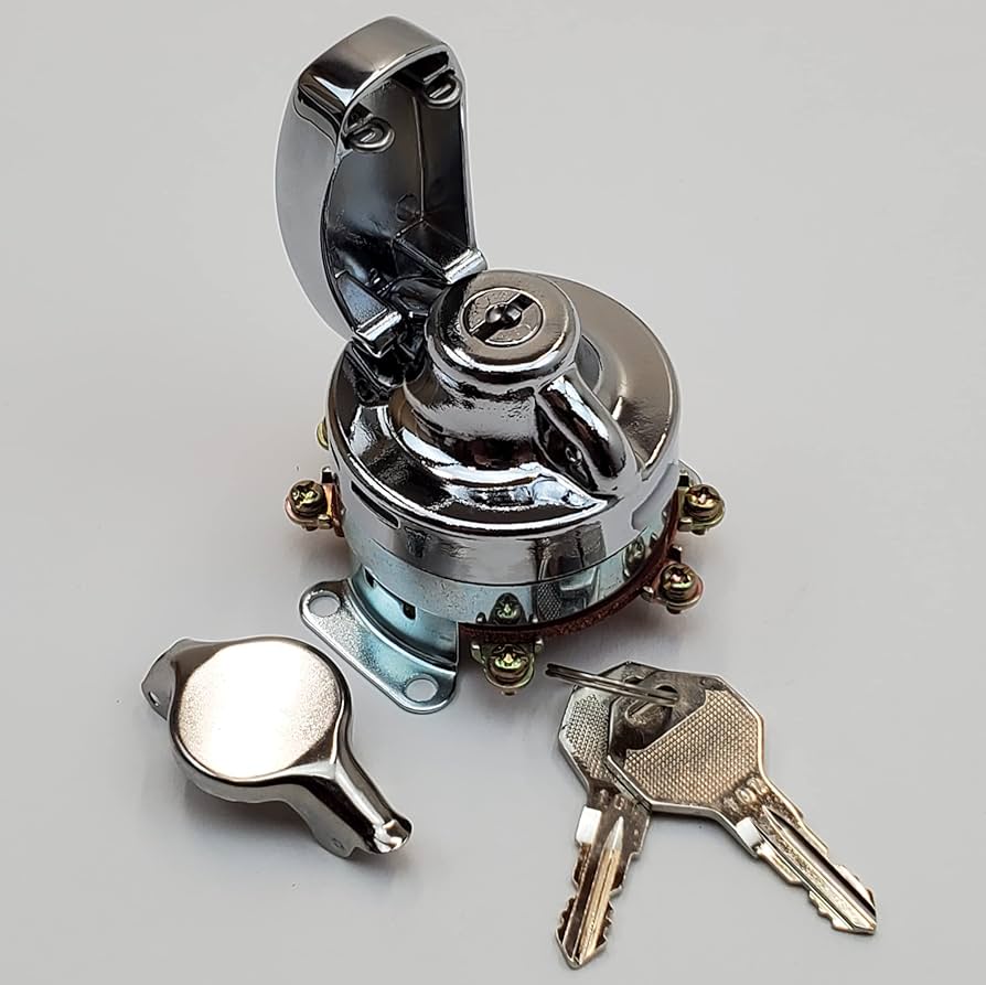 Amazon.com: Chrome 6 Post Ignition Switch w/ 2 Switch Caps