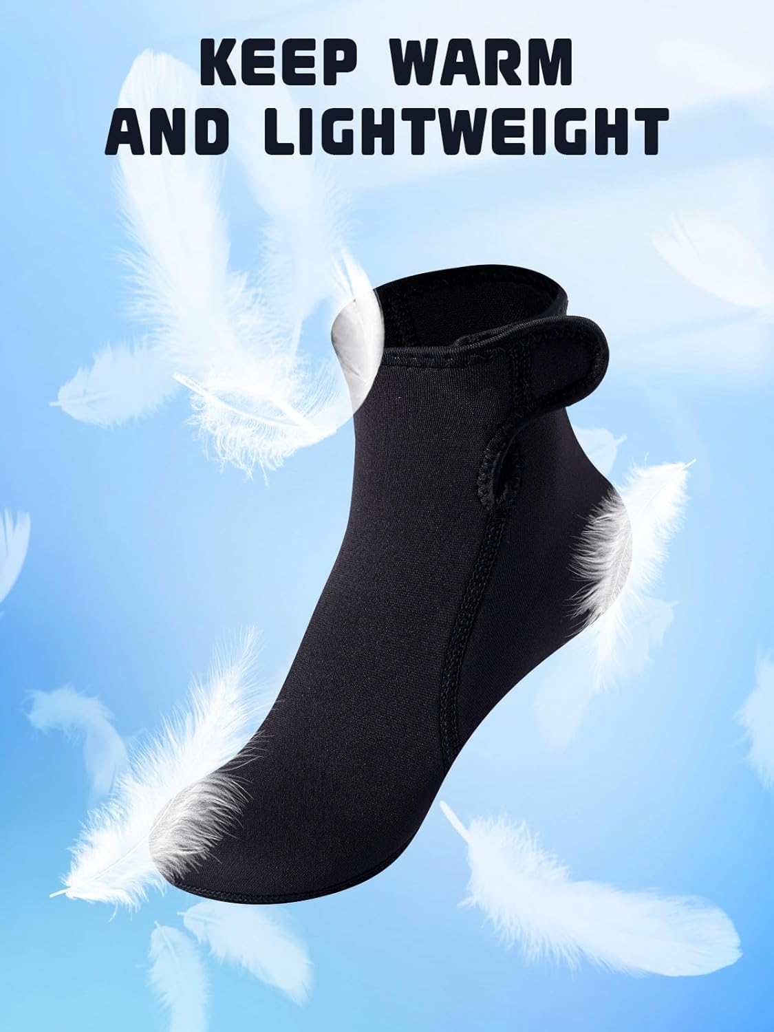 Kids Neoprene Socks 3mm Water Socks Sand Socks Anti-Slip Swimming Socks Keep Warm Wetsuit Socks for Water Sport - Image 5