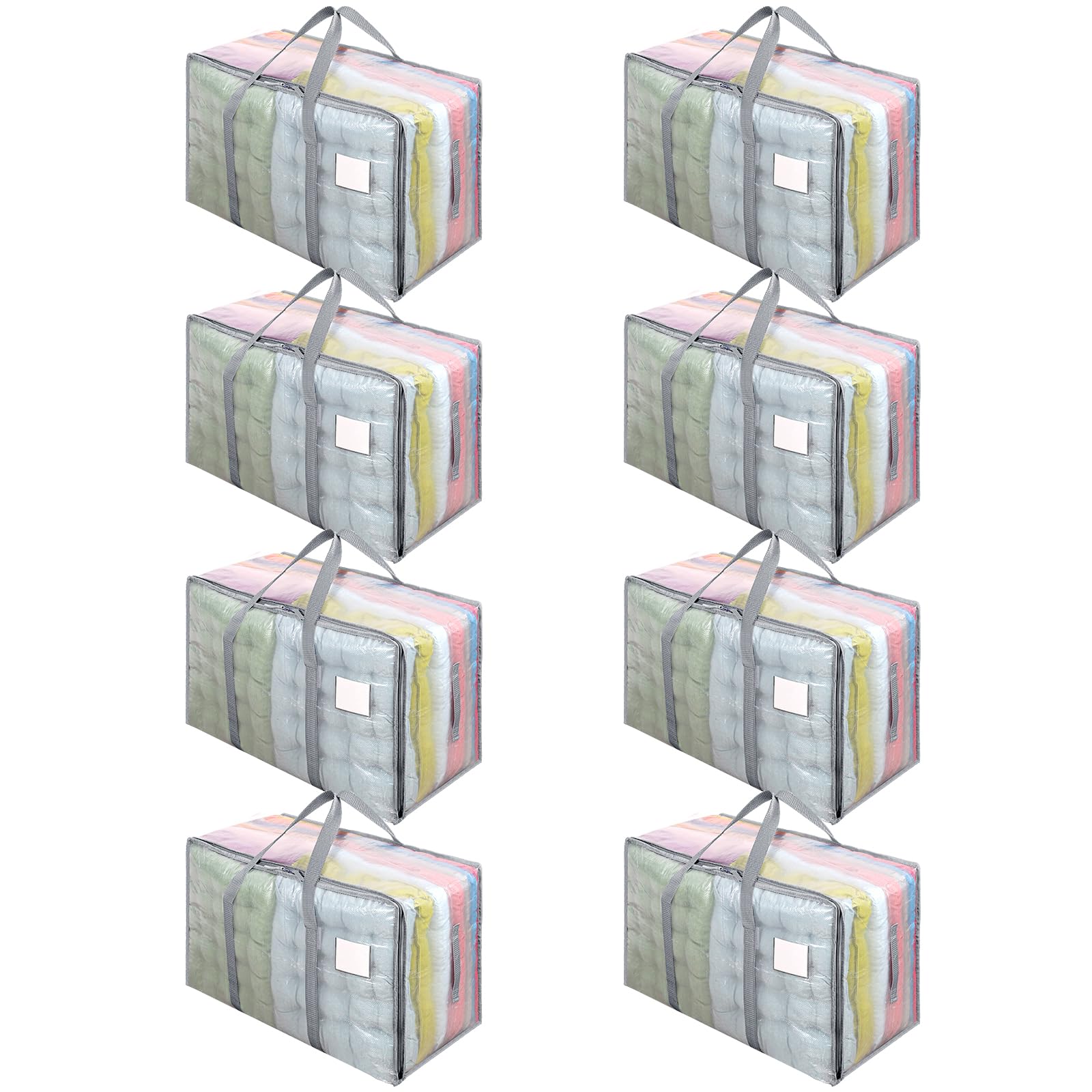Sac de rangement pour vêtements et déménagement de jouets ou literie 105L