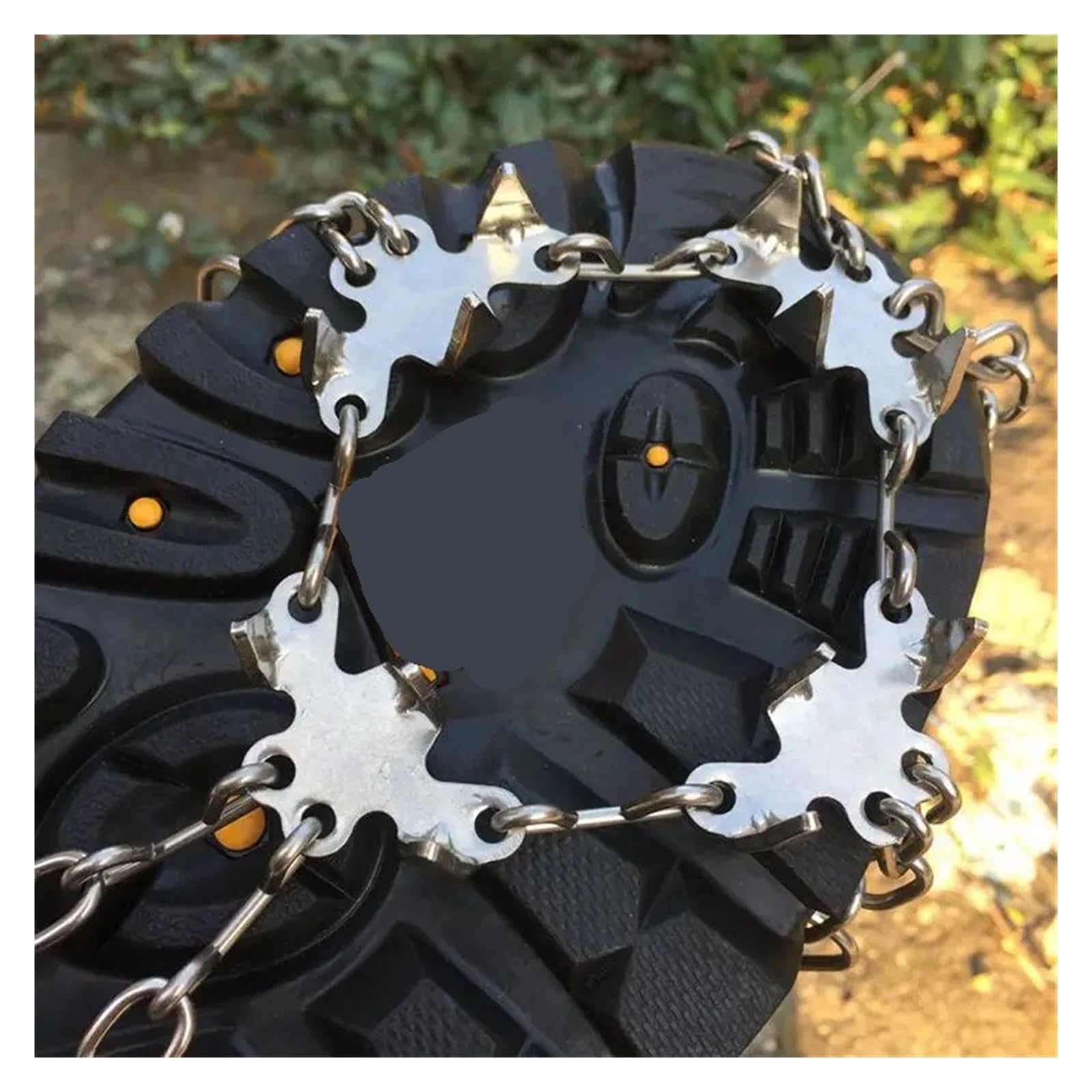 Crampons 18 Teeth Ice Gripper Spike for Shoes Anti-Slip Anti-Skid Non-Slip Shoe Covers Snow Crampons Cleats Grips Climbing Boots pour randonnée hivernale