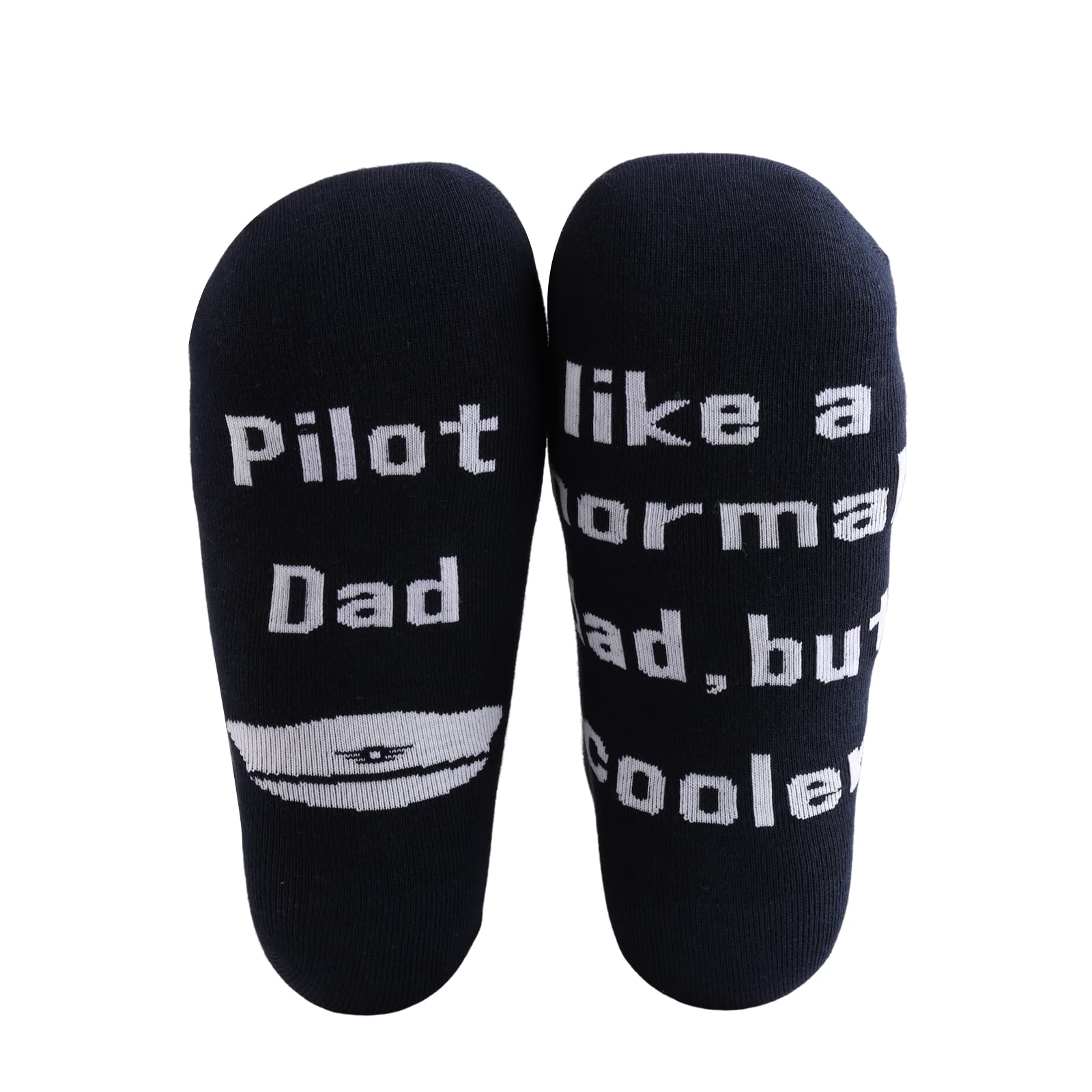 MBMSO 2 Pairs Pilot Dad Socks Funny Pilot Dad Gifts ...