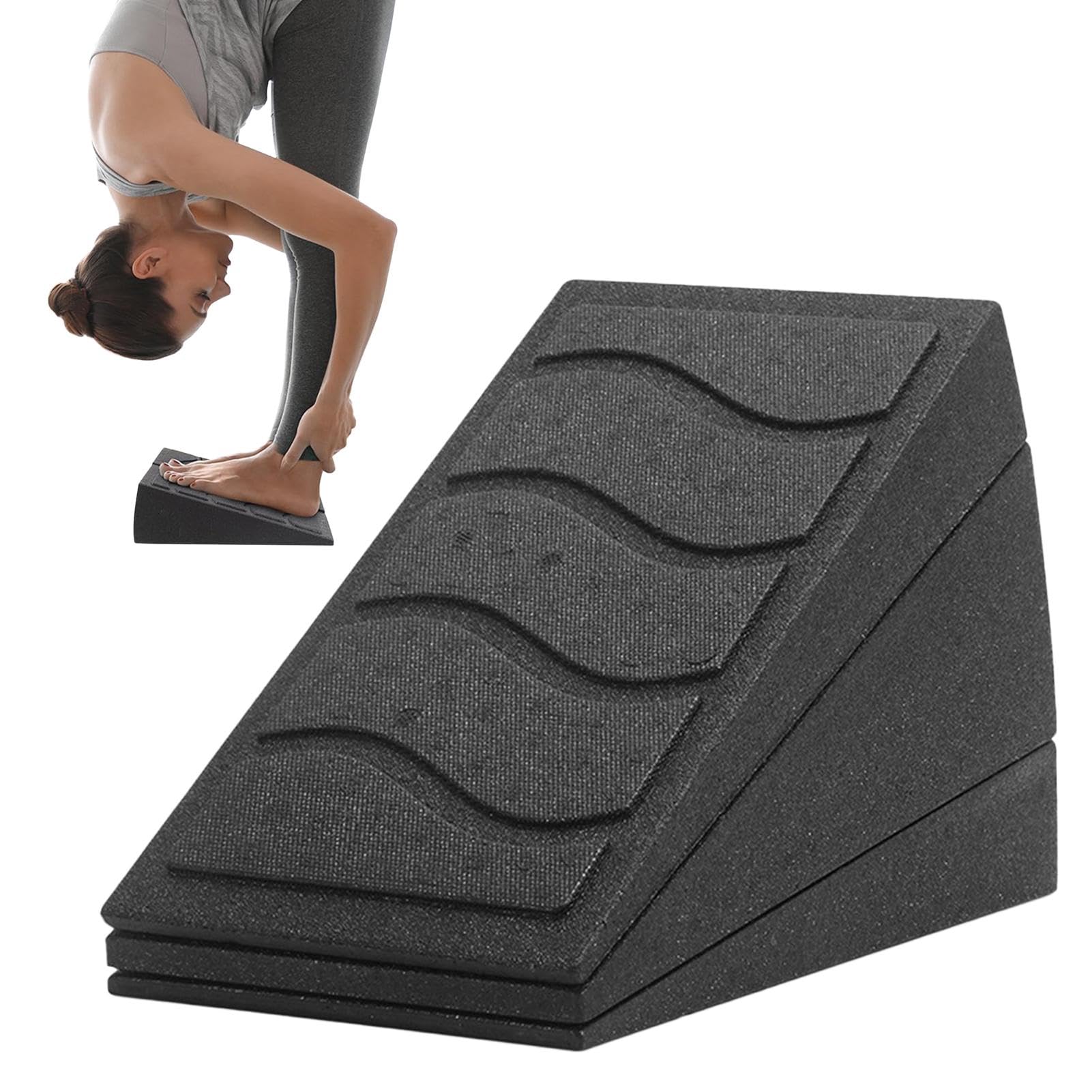 20 Degree Slant Boardfor Knees Over Toes Training,Heel Elevated Squats,1000 Pound Weight Capacity,Anti-Slip Squat Wedge for ATG Split Squats,& Calf Stretching