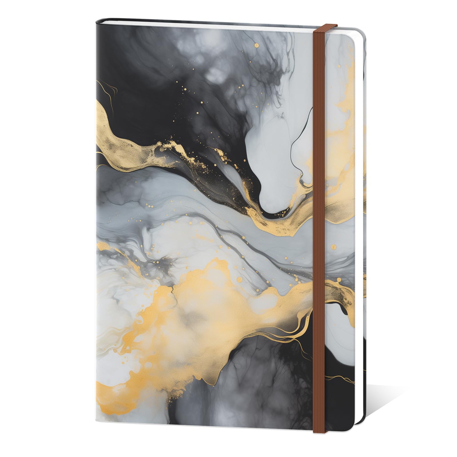 Hnogri Lined Journal Notebook, Hardcover Journal for Women 160 Pages Thick Paper, Medium 5.7 x 8.4 in
