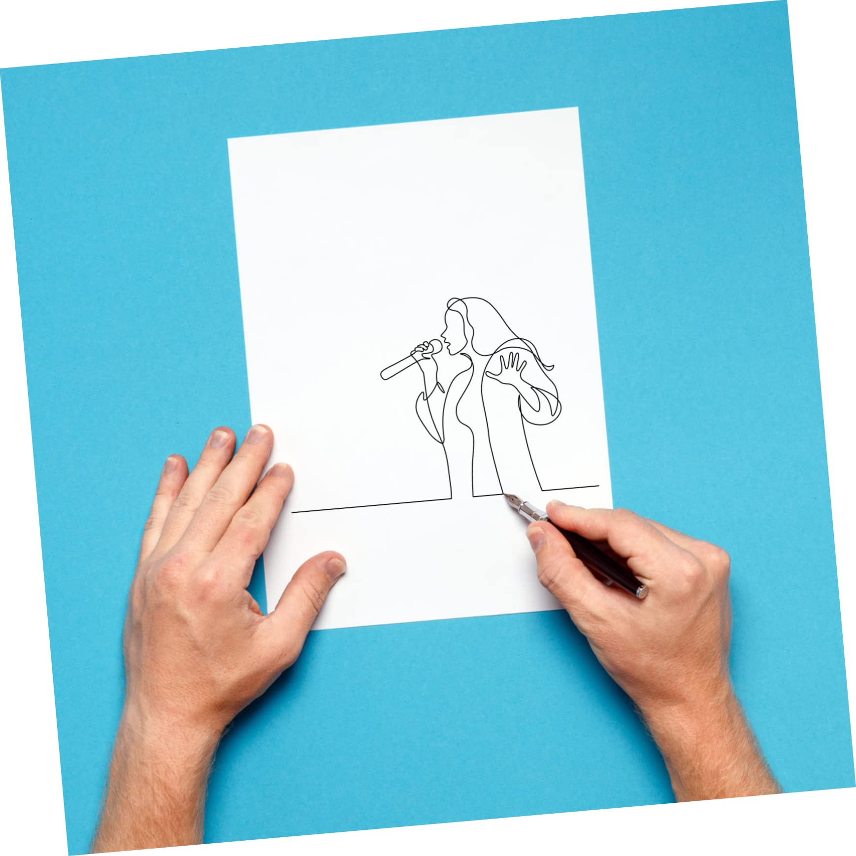 KONTONTY 50 Sheets of Fine Craftsmanship Tracing Paper for Printing Drawing Acetate Sheets for Students