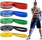 Pull Up Bands, Resistance Bands, Pull Up Assistance Bands Set for Men & Women, Exercise Workout Bands for Working Out, Body Stretching, Physical Therapy, Muscle Training