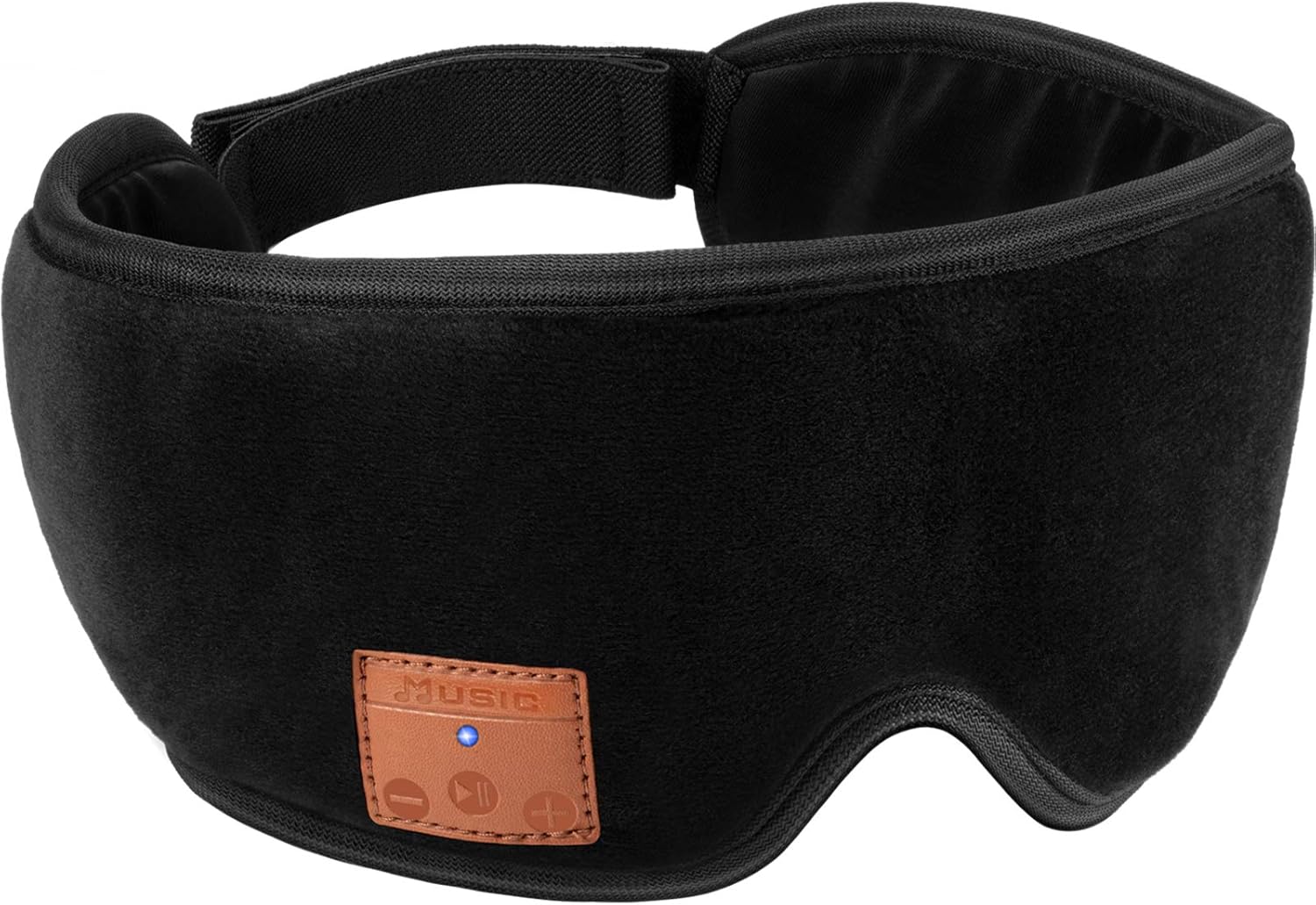 maschera da sonno con tasche per tappi per le orecchie