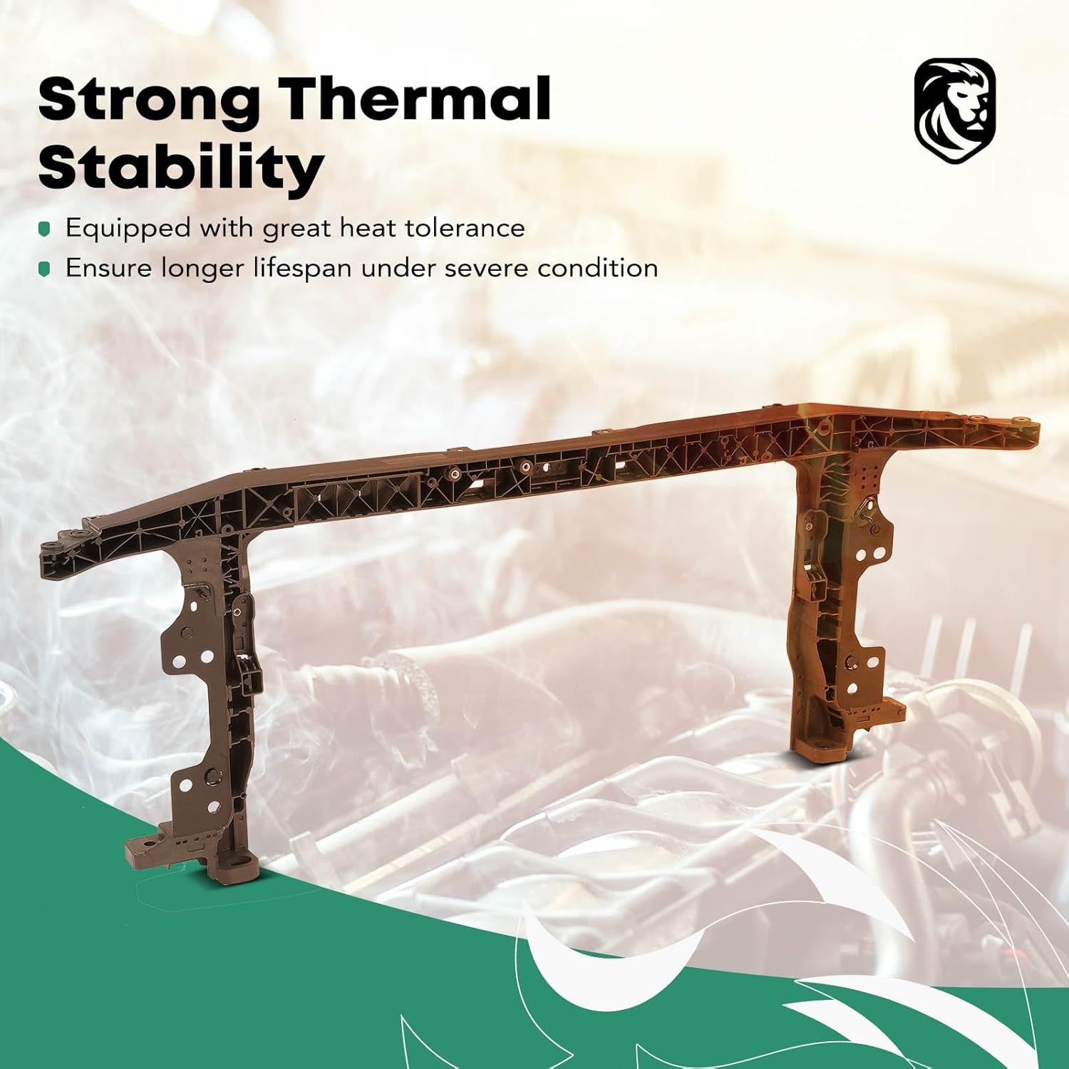 YHTAUTO Front Radiator Support Fit for 2021-2022 Hyundai Elantra-Built in USA, Radiator Core Support Assembly