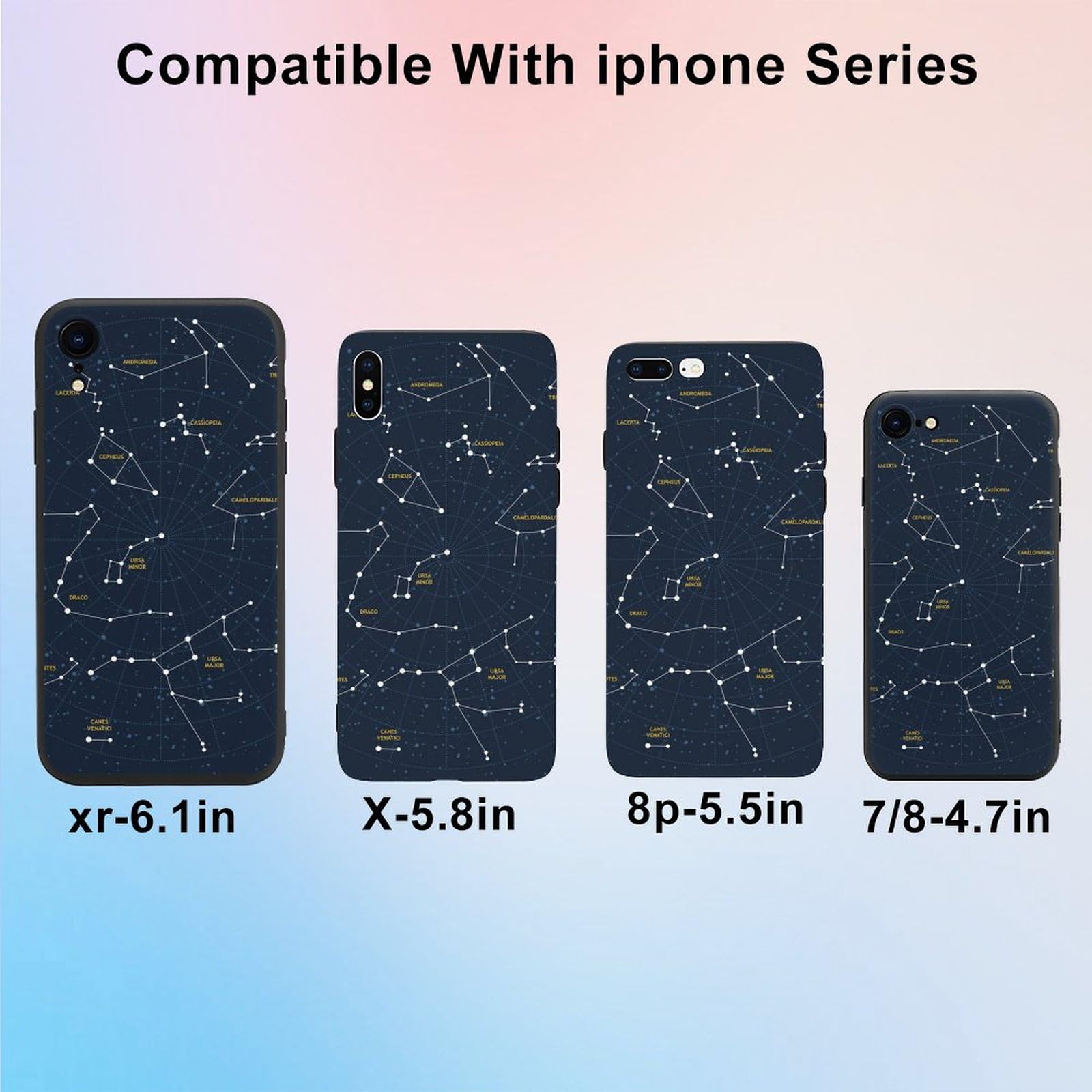 Amazon.co.jp: iPhone 16 ケース 星座柄 星柄 宇宙柄 全機種対応