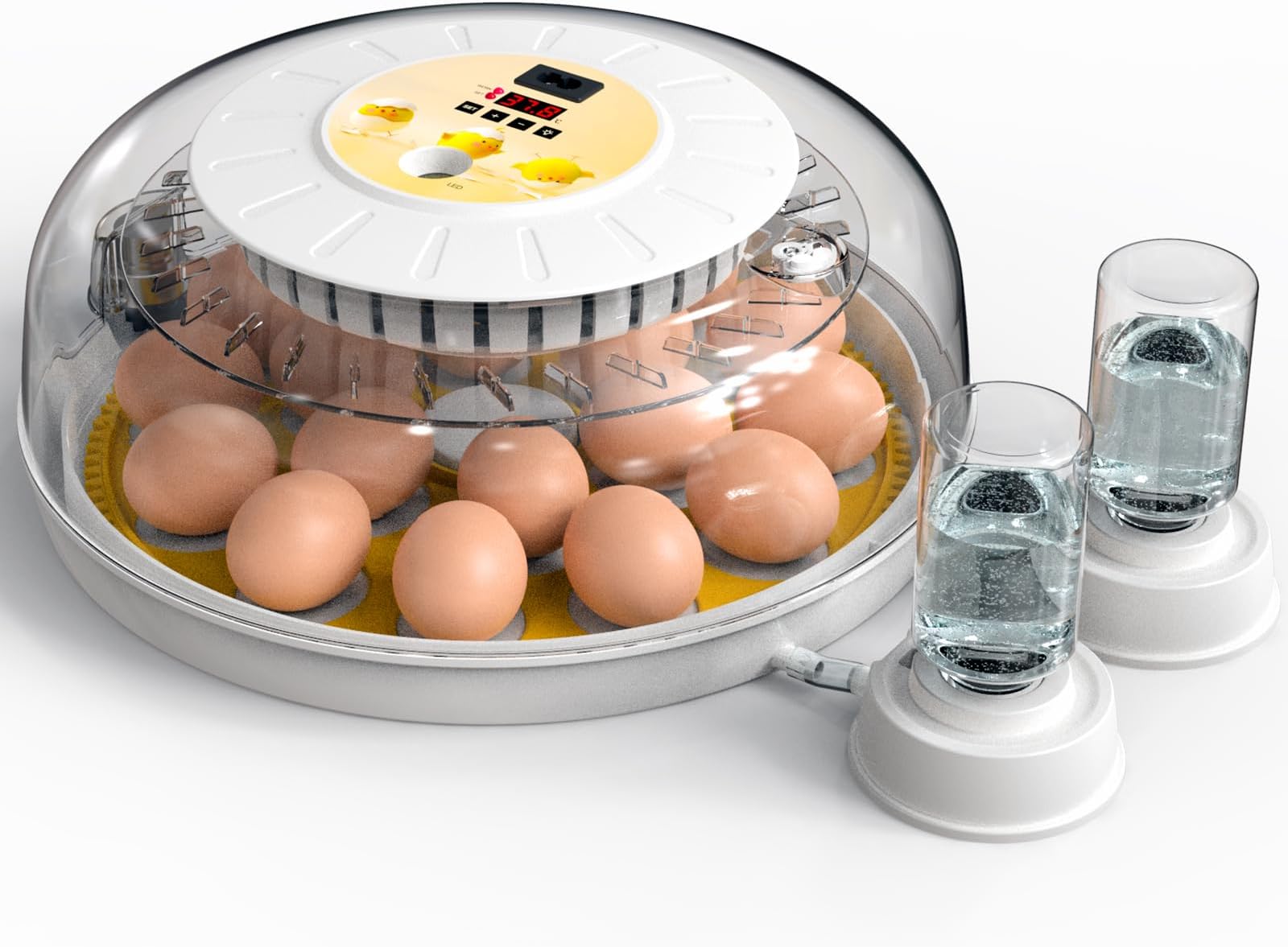 18 Eggs Incubator for Hatching Eggs, Automatic Egg Turner