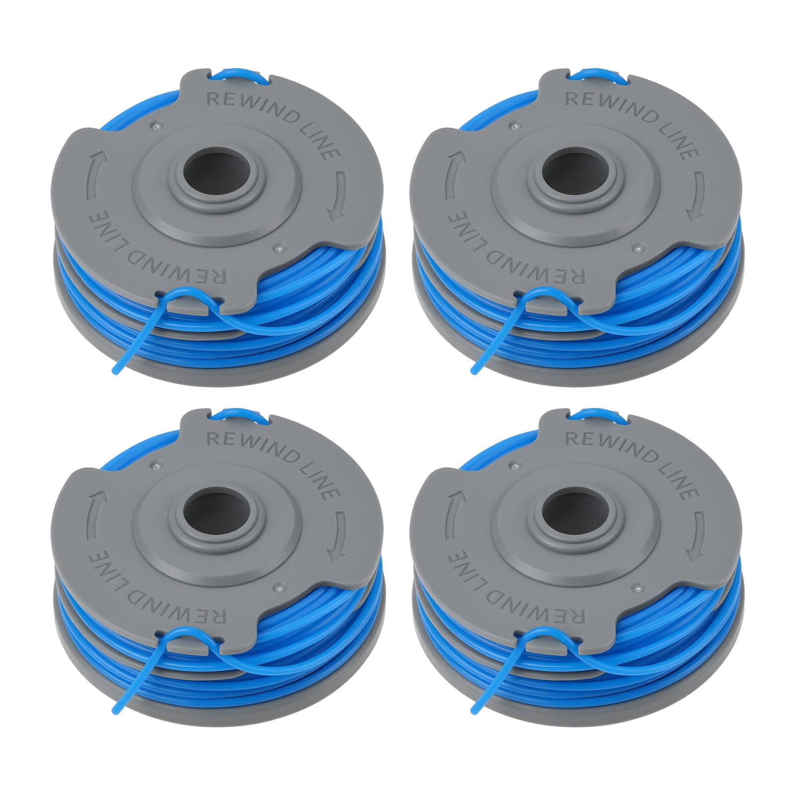 VGOL 4pcs Grass Trimmer Spool and Line MC490 Compatible with MACALLISTER GT2836 GT3037 MGTP600