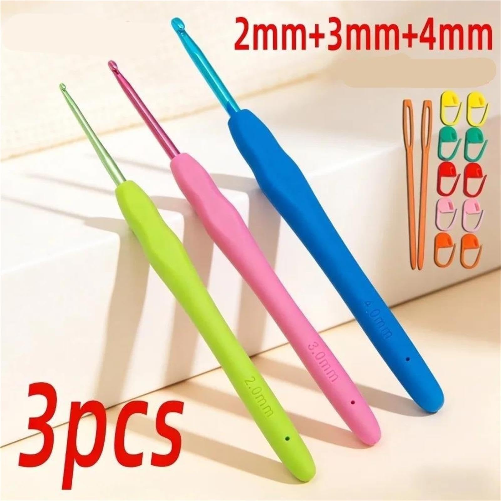 63-teiliges Ergonomisches Häkelnadel-Set
