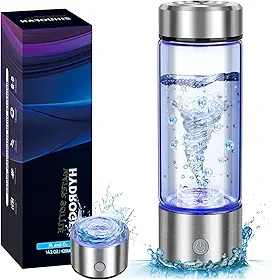 2025 Novas Garrafas Geradoras De Água De Hidrogênio, Garrafa De Água Hidrogenada Portátil Com Tecnologia Spe Pem, Gerador De Garrafa De Água De Hidrogênio De 420Ml, Máquina Ionizadora Recar