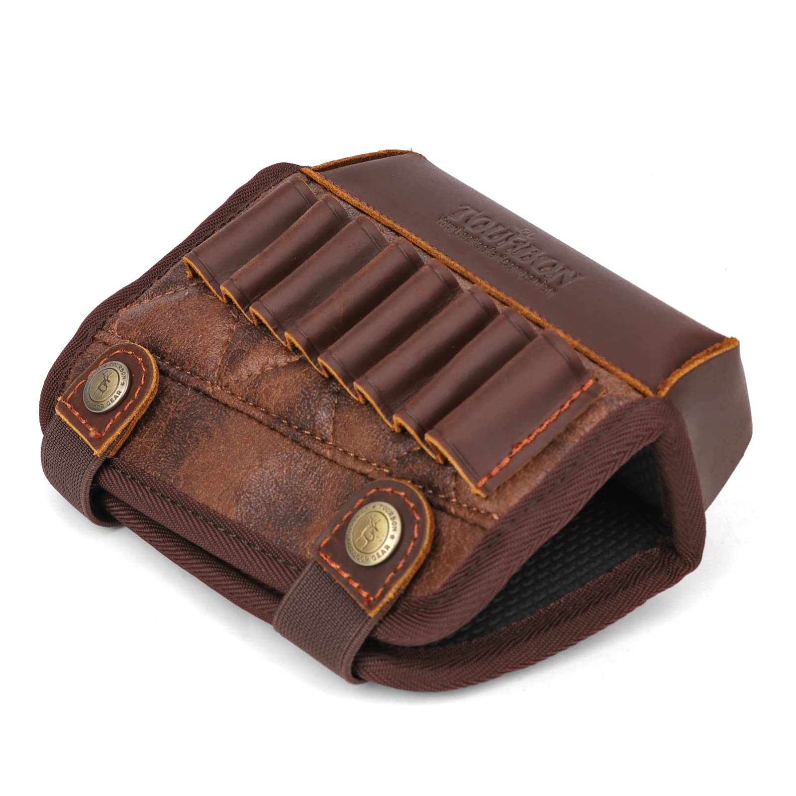 TOURBON Supporto per cartuccia per fucile Buttstock Pouch Pouch Mano destra