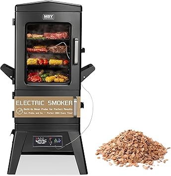 Large Vertical Electric Smoker Grill Large Vertical Electric Smoker Grill