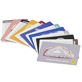 Dan&Darci Dig a Dozen Gem Blocks Mining Kit for Kids - Discover 12 Unique Real Gemstones, Mineral, Rock, Crystals Collection - Archaeology Science Gift Toys Set for Boys & Girls Age 8-12 Gifts