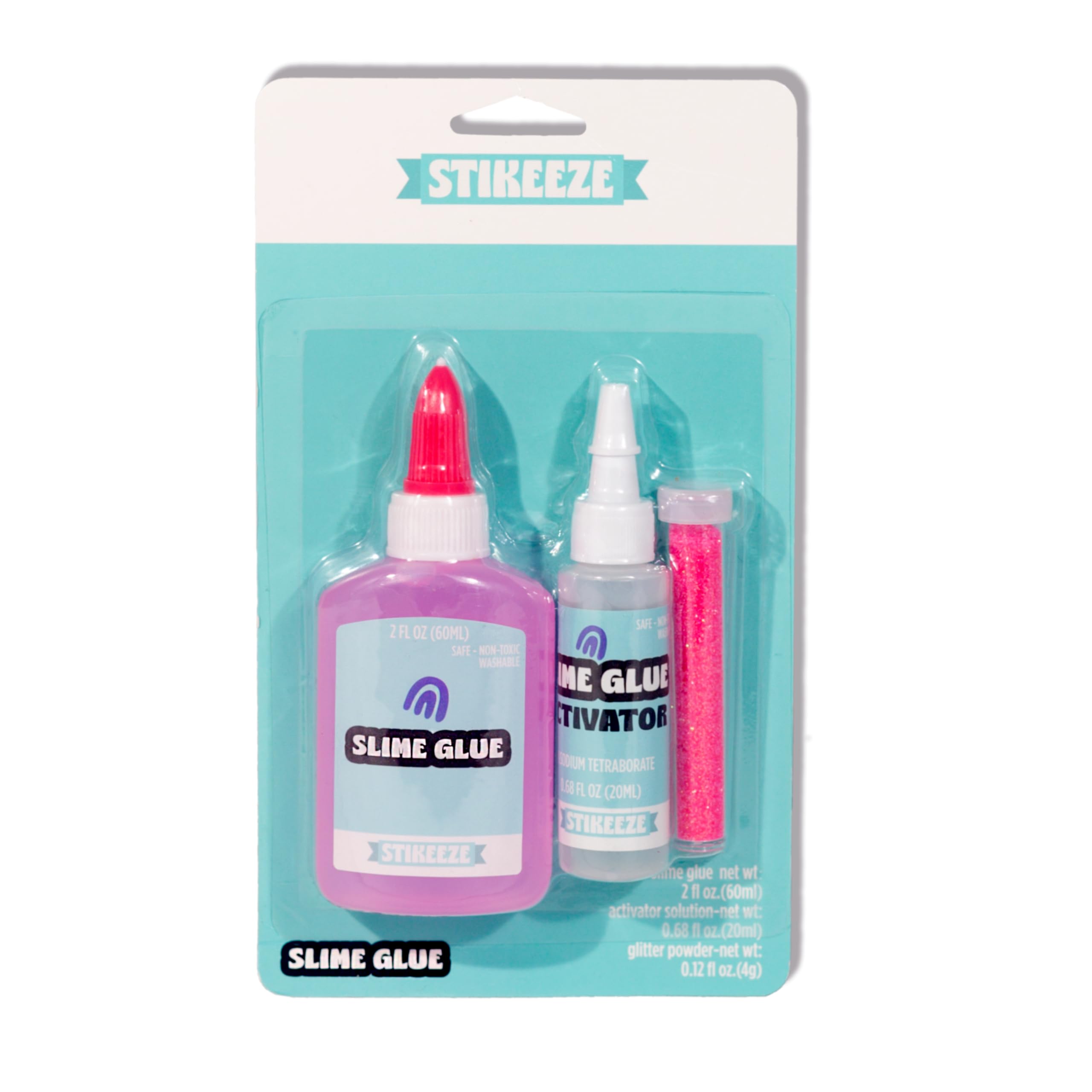 Make-it-Slime | Glitter Pink | Glue + Activator + Glitter