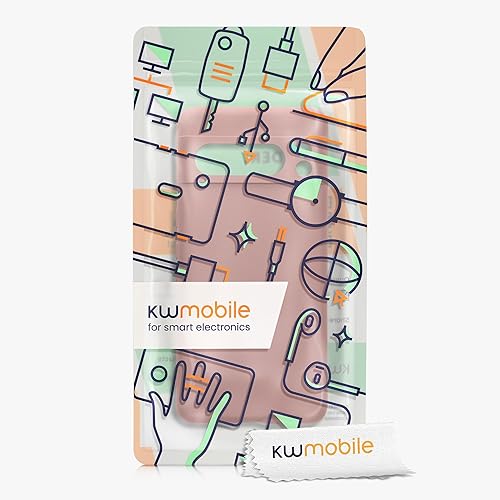 Miniatura 7 de kwmobile Funda compatible con Google Pixel 8 Pro - Funda protectora delgada de TPU con acabado mate suave - Rosa de invierno