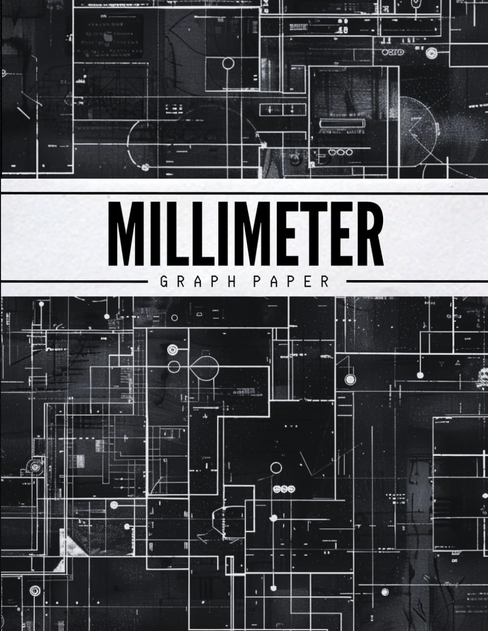 Millimeter Graph Paper: Technical Drawing Notebook for Engineers, Electronics and Architects