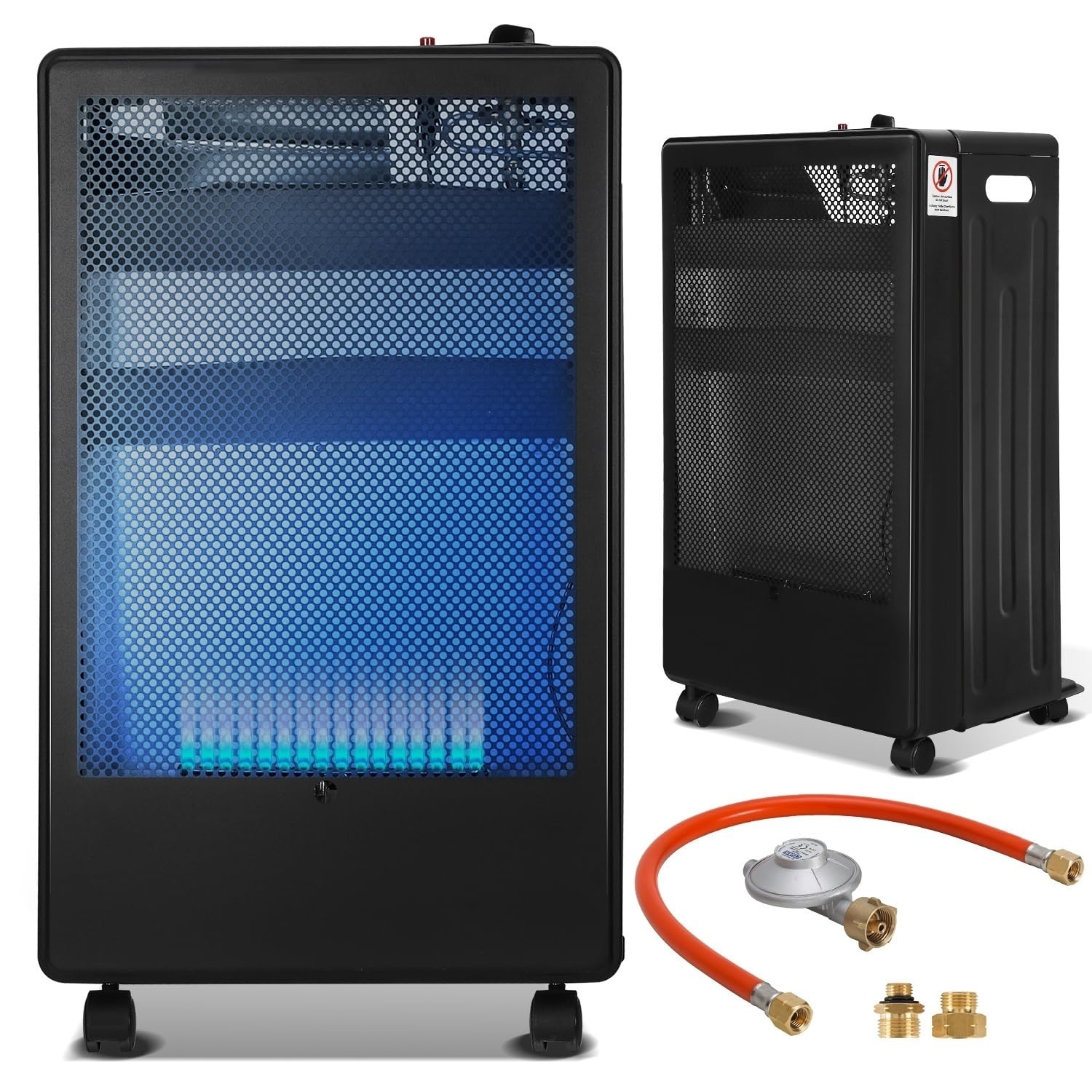 TRESKO 4200 Watt gasverwarming incl. gasdrukregelaar gasslang TRESKO 4200 Watt gasverwarming incl. gasdrukregelaar gasslang