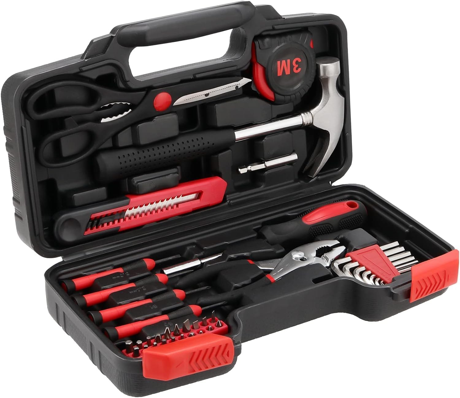 Kit de Herramientas Y&Y Decor, 39 Piezas, Acero al Carbono