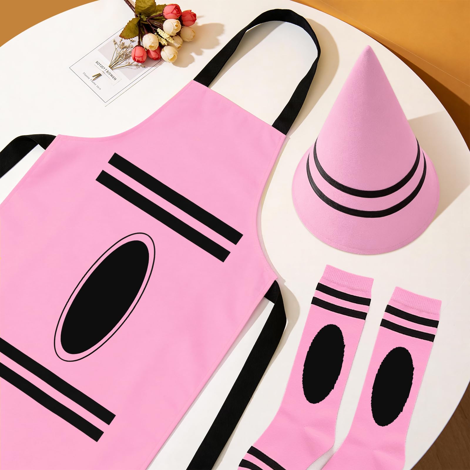 Ainvliya Crayon Apron Costume Set, World Book Day 2026 Full Costume - Image 5