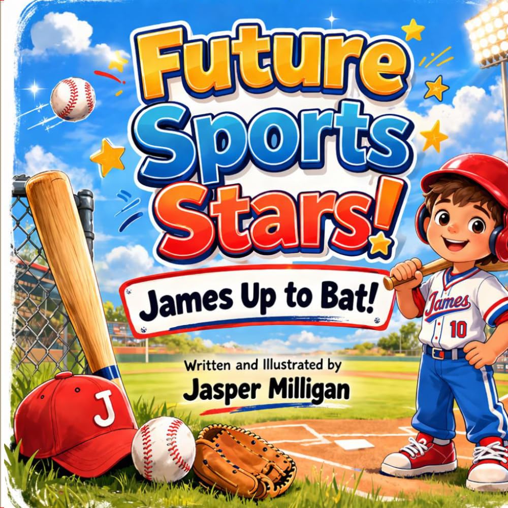 Future Sports Stars: James Up To Bat