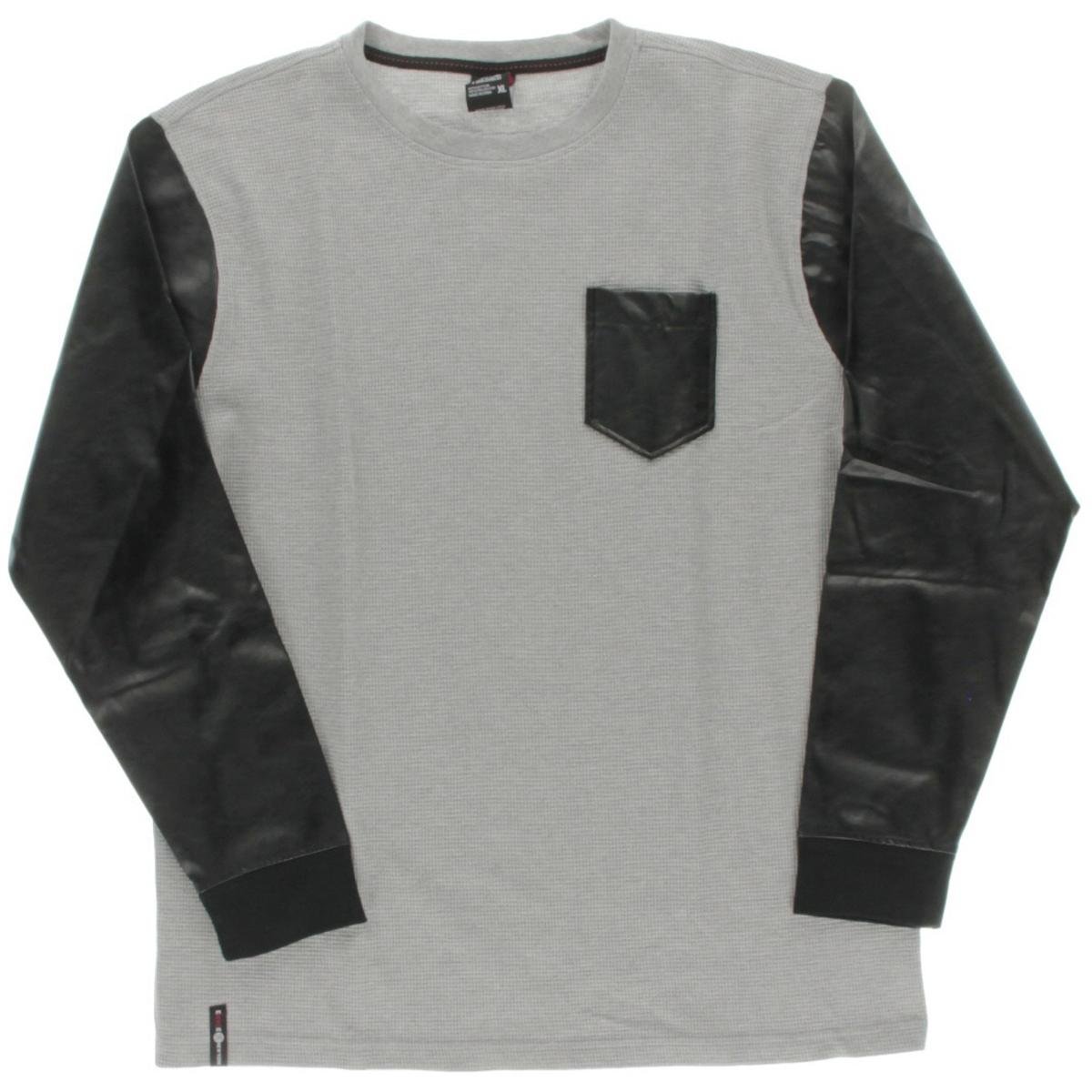 Enyce Men's Machnia Neva Long Sleeve Top, Heather Grey, X-Large