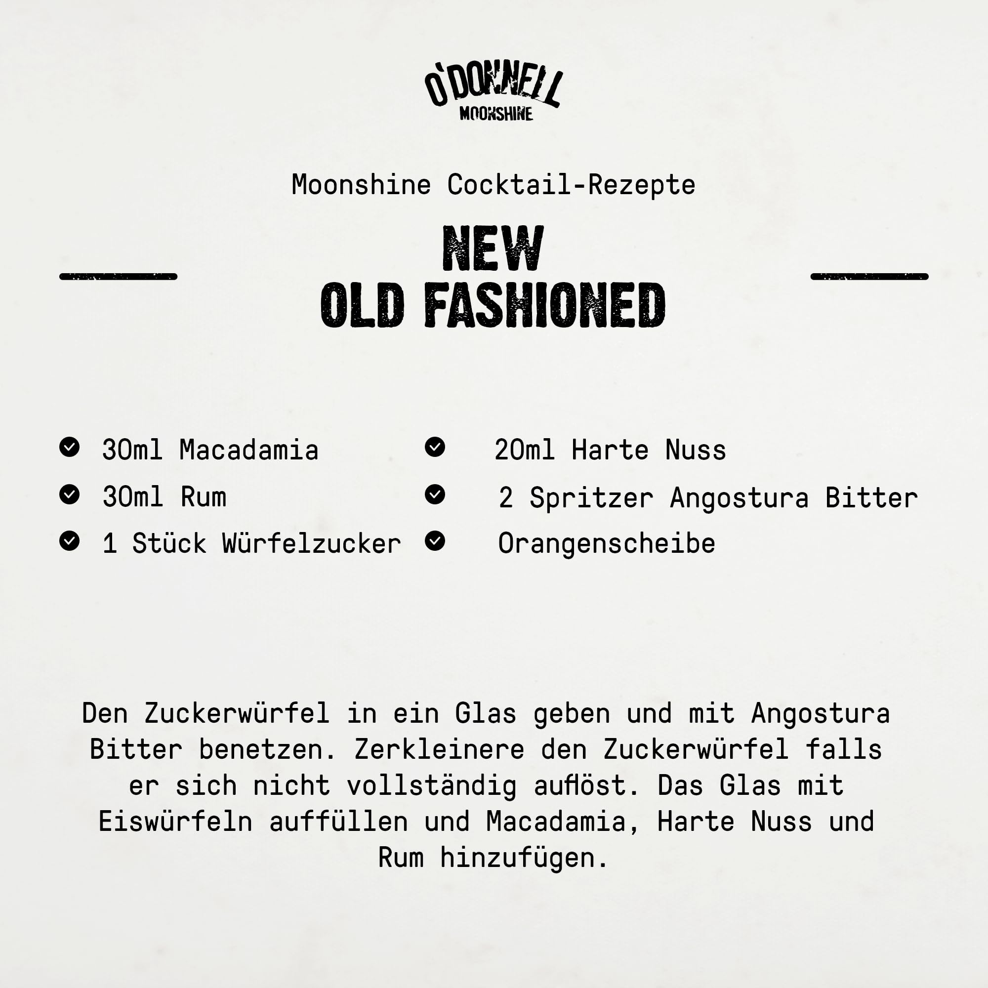 O'Donnell Moonshine Haselnusslikör Harte Nuss Geschenkset (+ Ausgießer) – Nuss Likör mit Whiskey & Karamell Geschmak (700ml) in Original Mason Jar – 25% Premium Spirituose Made in Berlin