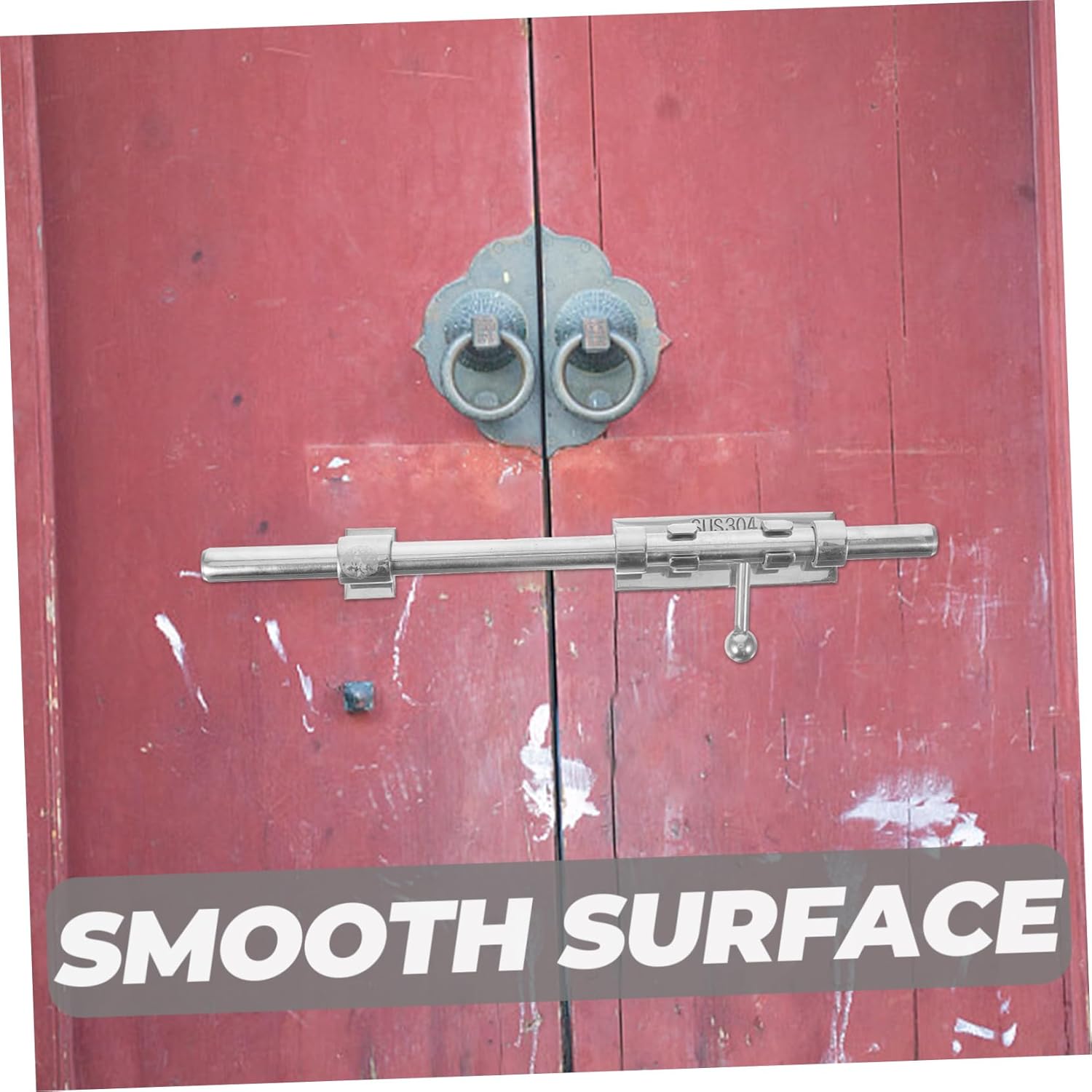 UPKOCH Stainless Steel Flush Bolt Latch for French Doors Door Lock Smooth Easy to Install